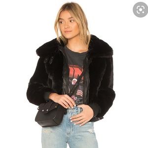 BLANK NYC FUR JACKET